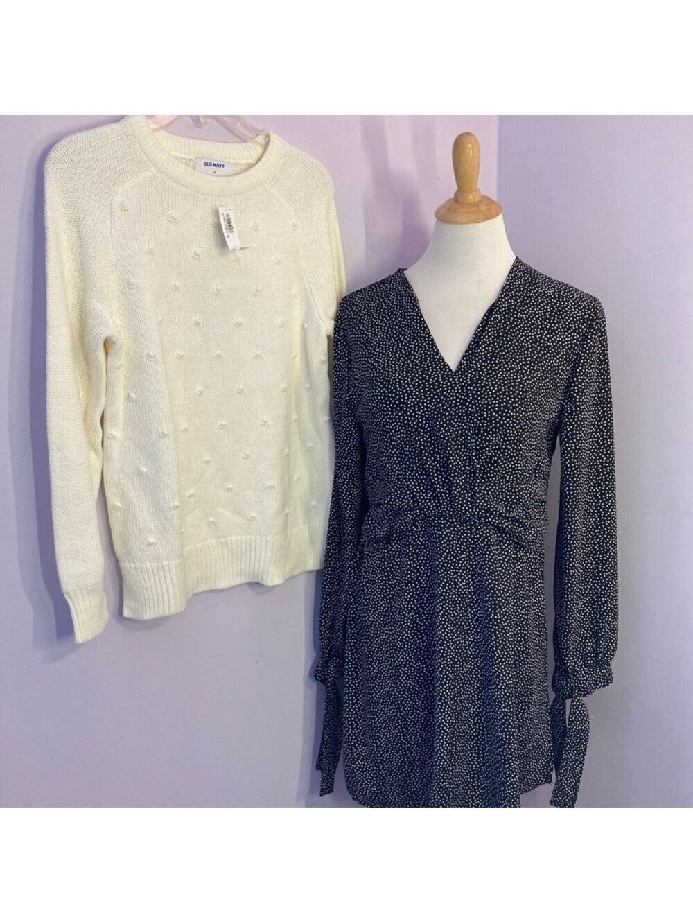 & Layered Dress & Old Navy Sweater( NWT), Set of 2, Size XS